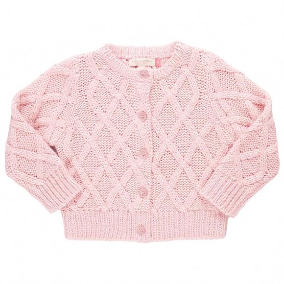NEW PINK CHICKEN girl's katrina sweater in pink